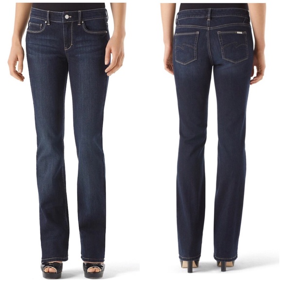 White House Black Market Denim - White House Black Market Blanc Boot Cut Jeans 4S